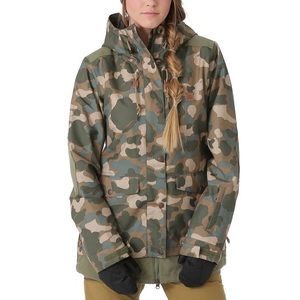 Camo DC Riji snowboard jacket